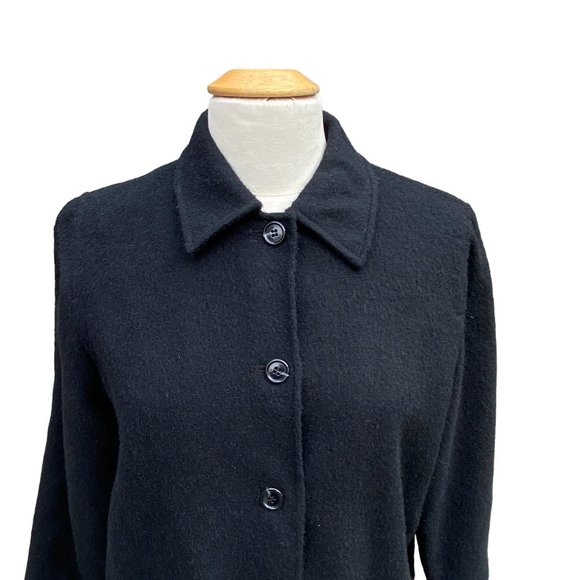 Vintage Harvé Benard Wool Alpaca Jacket Size 6 - Picture 2 of 10